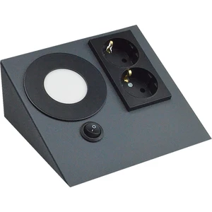 Tezgah Altı Priz Çifli Panel Spot ERV4130-G