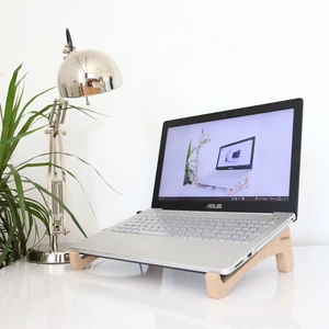 Laptop Standı - Laptop Yükseltici - Notebook Standı - Ahşap - ALS1