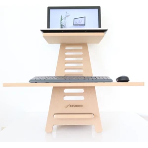 Ayakta Çalışma Standı - Laptop Standı - Notebook Standı - Ahşap - AGBS