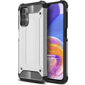 Samsung Galaxy A23 Kılıf Rugged Armor Gümüş