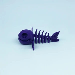 3D Hareketli Balık Figürlü Oyuncak - Mor