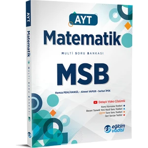 Eğitim Vadisi Yayınları AYT 2023 Matematik MSB Multi Soru Bankası