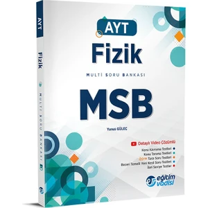 Eğitim Vadisi Yayınları AYT 2023 Fizik MSB Multi Soru Bankası