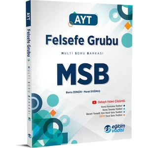 Eğitim Vadisi Yayınları AYT 2023 Felsefe Grubu MSB Multi Soru Bankası
