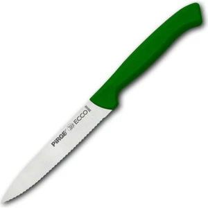 38049 Ecco Sebze Bıçağı-Dişli -Yeşil  12CM. 19*120*1,5MM.