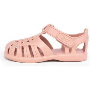 S10271 Tobby Solid Çocuk Pudra Sandalet