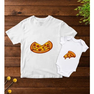 Bk Gift Baba Oğul Kombin Tshirt-Zıbın Hediye Seti -3