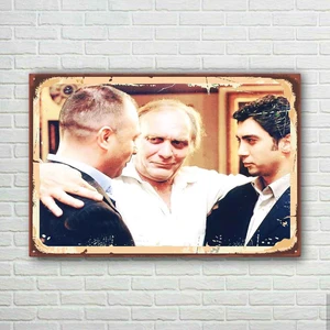 Trend Poster Kurtlar Vadisi Çakır Polat Laz Ziya Retro Ahşap Poster