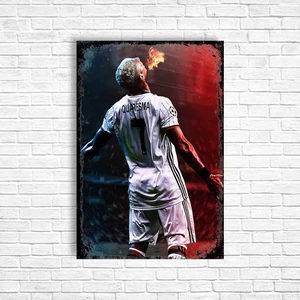 Trend Poster Quaresma  Retro Ahşap Poster