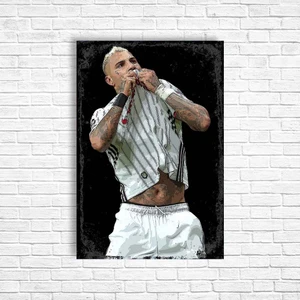 Trend Poster Quaresma Retro Ahşap Poster