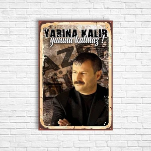 Trend Poster Azer Bülbül Retro Ahşap Poster