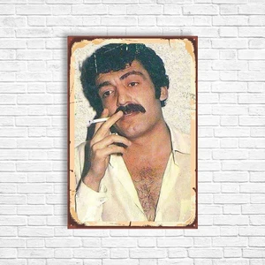 Trend Poster Müslüm Gürses Retro Ahşap Poster