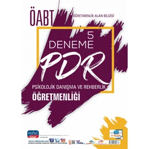Öabt Pdr Psikolojik Danışma ve Rehberlik Öğretmenliği - Öğretmenlik Alan Bilgisi - 5 Deneme