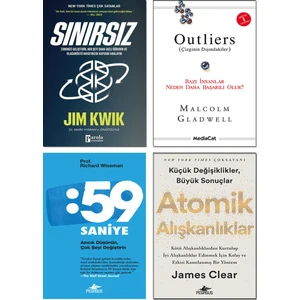 Sınırsız - Atomik Alışkanlıklar - Outliers - 59 Saniye - 4 Kitap