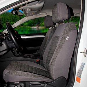 Oto Pandami Peugeot Rifter 2019+ Özel Dikim Gri Füme Keten Koltuk Kılıfı