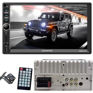 Double Teyp 7" 4X45W Mirrorlink Bt/Usb/Sd/Fm/Aux Kameralı BMS-5110