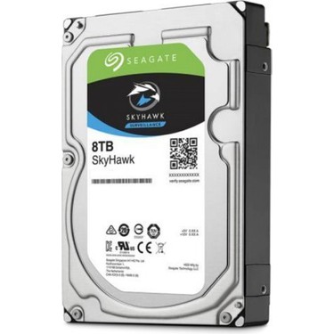 Seagate Skyhawk 3.5 8tb 256MB ST8000Vx004 7200RPM Güvenlik Fiyatı