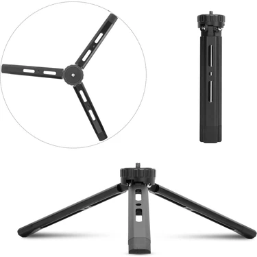 Mini Metal Tripod Alüminyum Alaşım Masaüstü Dslr Ildc(Yurt