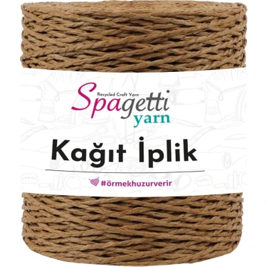 Spagetti Yarn Karamel Kağıt