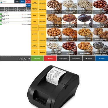 Öz Barkod Termal Fiş Yazıcı + Barkodlu Satış Sistemi