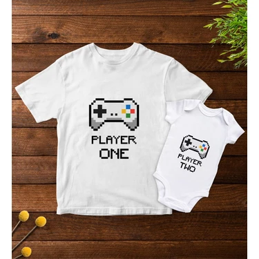 Bk Gift Baba Oğul Kombin Tshirt-Zıbın Hediye Seti -4 Fiyatı