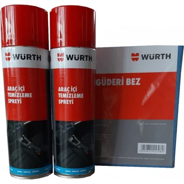 Würth Araç Iç Temeizleme Köpük 500 ml 2 Li +