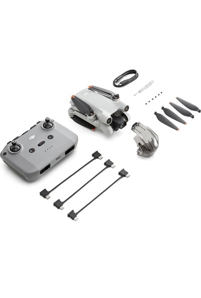 DJI Mini 3 Pro Drone (Standart Kumandalı) 4K Video , 48 MP , 3 Yönlü Engel Algılama , 34 dk / 47 dk Uçuş Süresi , Gerçek Dikey Çekim