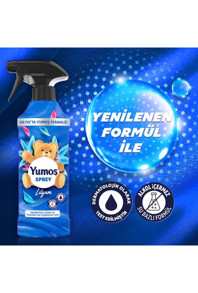 Yumoş Sprey Yıkaması Zor Eşyalar Için Lilyum 450 ml