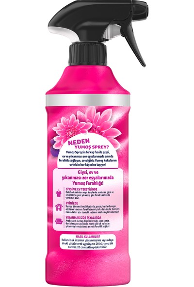 Yumoş Sprey Yıkaması Zor Eşyalar Için Orkide 450 ml