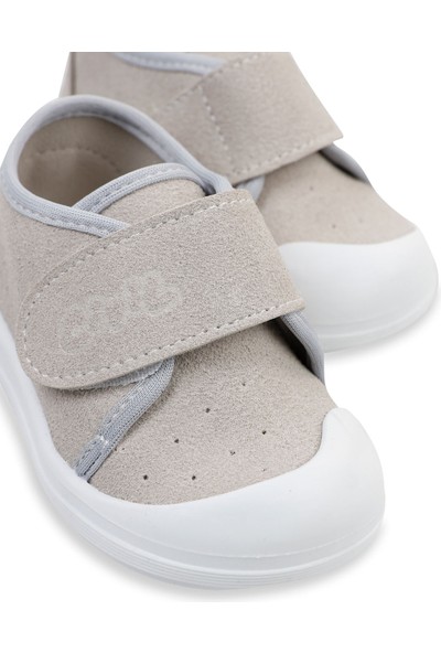 Civil Baby Erkek Bebek Keten Ilk Adım Ayakkabısı 19-21 Numara Gri