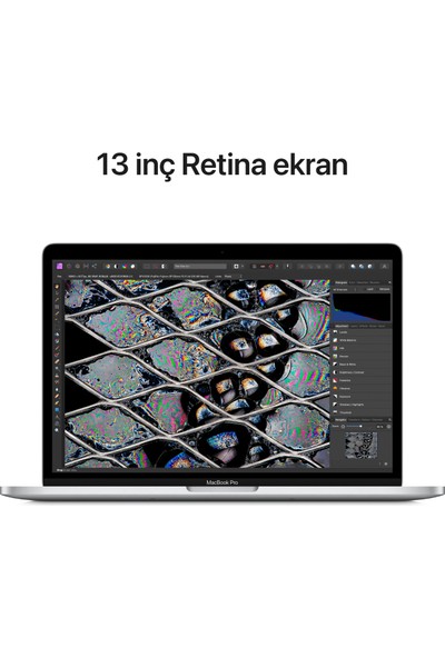 Apple MacBook Pro M2 Çip 8GB 512GB SSD macOS 13" Taşınabilir Bilgisayar Gümüş MNEQ3TU/A