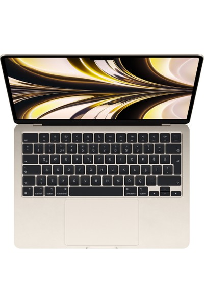 Apple MacBook Air M2 Çip 8GB 512GB SSD macOS 13" Taşınabilir Bilgisayar Yıldız Işığı MLY23TU/A