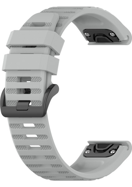 Garmin Fenix ​​7/epix Düz Renk Silikon Saat Band Yedek Bilek Kayışı 22MM - Gri (Yurt Dışından) modelleri