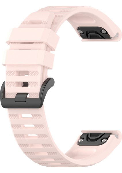 Garmin Fenix ​​7/epix Düz Renk Silikon Saat Band Yedek Bilek Kayışı 22MM - Açık Pembe (Yurt Dışından) modelleri