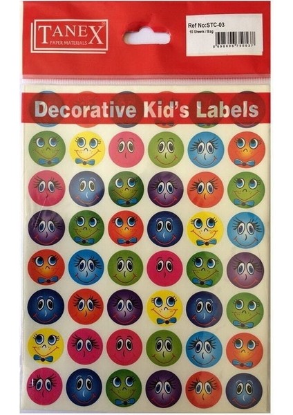 Emoji Sticker 10'lu Paket