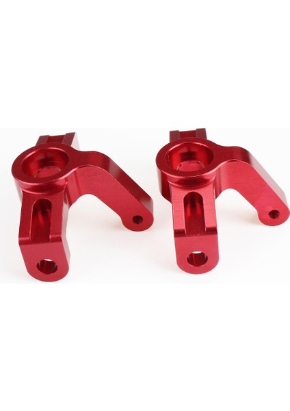 2 Adet Metal Ön Direksiyon Hub Taşıyıcı Için Wltoys 104001 1:10 Rc Model Araba Kırmızı(Yurt Dışından)