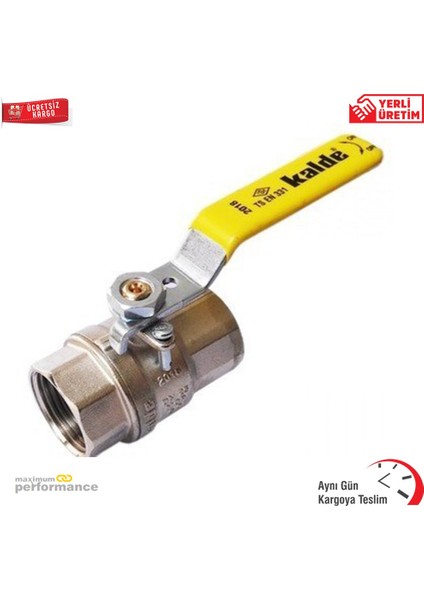 Küresel Doğalgaz Vanası Gaz Vanası 1//2 Tse''Li