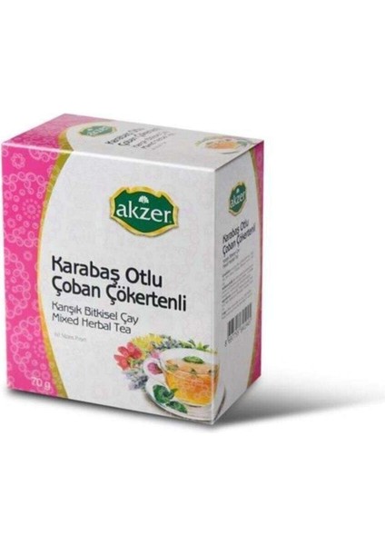 Karabaş Otlu Çoban Çökertenli Karışık Bitki Çayı 60LI 70GR