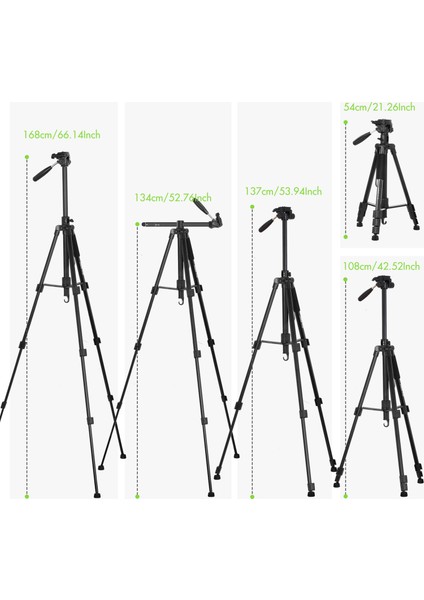TTT-009 168CM/66.14INCH Taşınabilir Fotoğrafçılık(Yurt Dışından) fırsatları