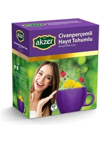 Civanperçemli Hayıt Toh. Karışık Bitki Çayı 60LI 100GR
