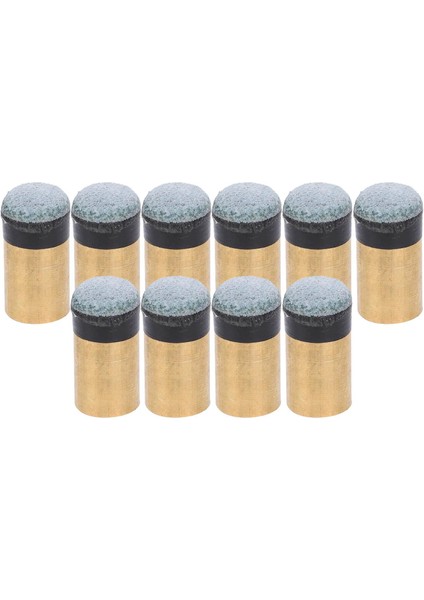 10 Parça Snooker Bilardo Işaret Uçları Tip Üzerinde Vidalı Bakır 12MM (Yurt Dışından)