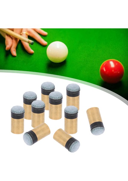 10 Parça Snooker Bilardo Işaret Uçları Tip Üzerinde Vidalı Bakır 12MM (Yurt Dışından)
