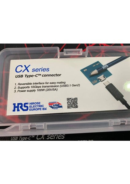 Hırose Cx Serisi USB Type C Konnektör