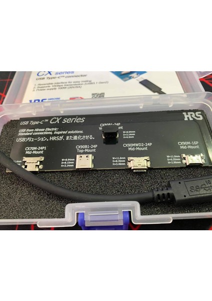 Hırose Cx Serisi USB Type C Konnektör