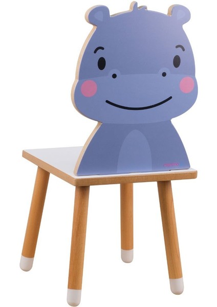Ahşap Çocuk Aktivite Sandalyesi Mdf - Baby Hippo indirimleri