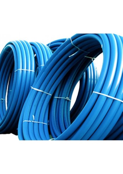 25 mm Mavi Kangal Boru Sulama Borusu 10 Atü (50 Metre)