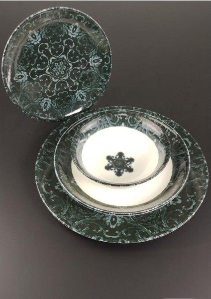 CKR4021 Dijital Baskılı 24 Parça Porselen Yemek Takımı modelleri