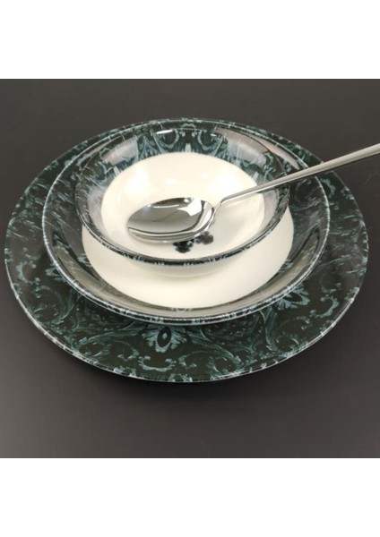 CKR4021 Dijital Baskılı 24 Parça Porselen Yemek Takımı fırsatları