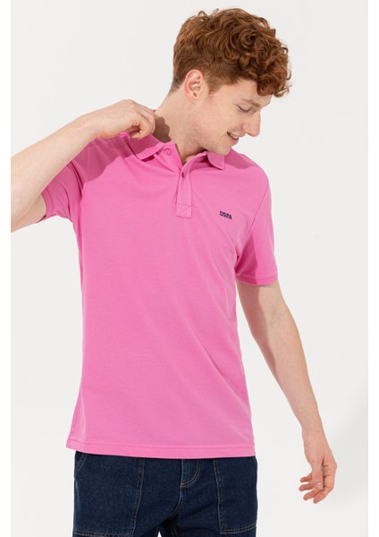 Erkek Pembe Basic T-Shirt 50251701-VR041