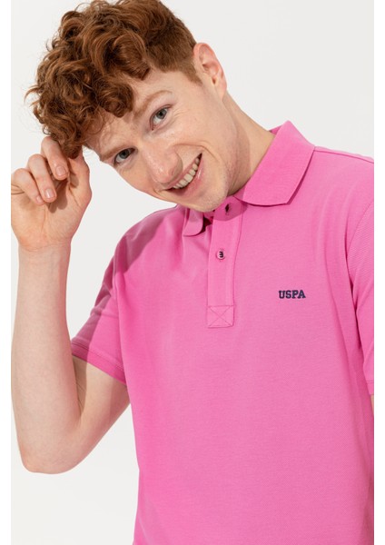 Erkek Pembe Basic T-Shirt 50251701-VR041